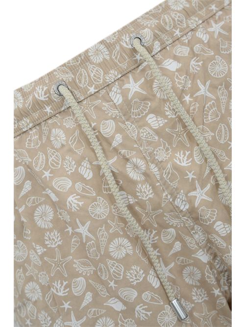 Costume da bagno Comfort Light con stampa conchiglie beige Mc2 Saint Barth | COMFORT LIGHT052414H WATER SHELL 11